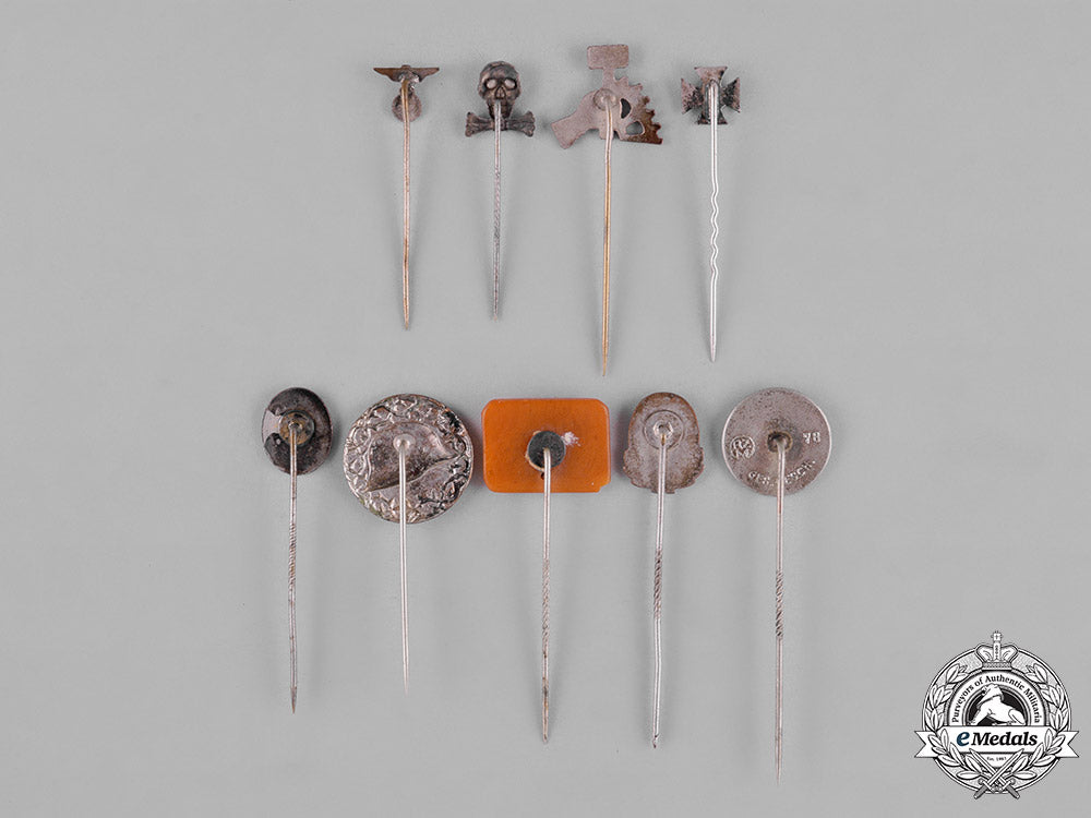 germany,_third_reich._a_lot_of_third_reich_period_stick_pins_c18-042515