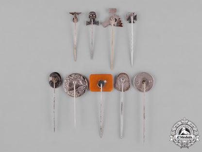 germany,_third_reich._a_lot_of_third_reich_period_stick_pins_c18-042515