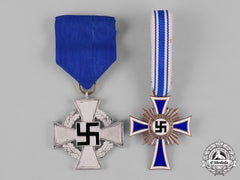 Germany, Third Reich. A Pair Of Third Reich Period Merit Medals