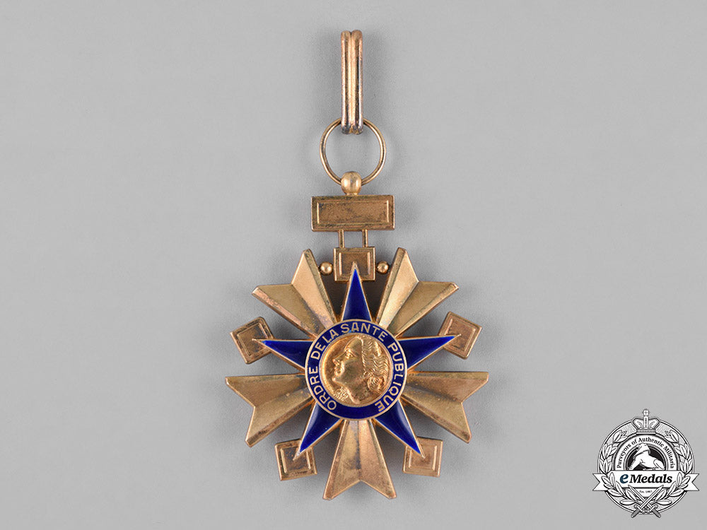 france,_republic._an_order_of_public_health,_commander,_c.1950_c18-042645