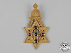 Ethiopia, Kingdom. An Order Of Solomon Badge In Gold, Grand Cross Badge, C.1922