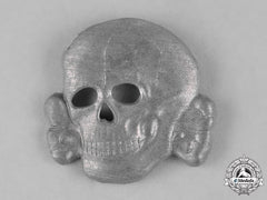 Germany, Ss. A Late War Period Waffen-Ss Visor Cap Skull