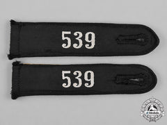 Germany, Hj. A Pair Of Rzm-Marked Hj Shoulder Straps