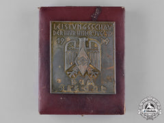Germany, Hj. An Award Plaque For The Performance Show Of The Thüringen Hj, With Presentation Case, By Gustav Brehmer