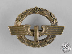 Germany, Reichsbahn. A Very Rare German Female Railway Staff Service Badge, Gold Grade, C.1944.