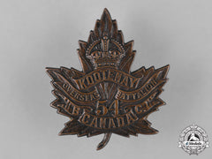 Canada. A 54Th Infantry Battalion "Kootenay Battalion" Cap Badge