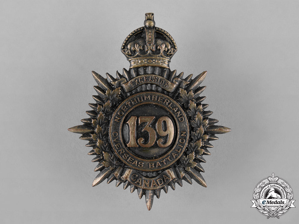 canada._a139_th_infantry_battalion"_northumberland_battalion"_cap_badge_c18-043252