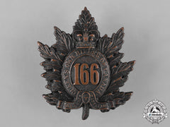 Canada. A 166Th Infantry Battalion "Queen's Own Rifles Of Canada" Cap Badge