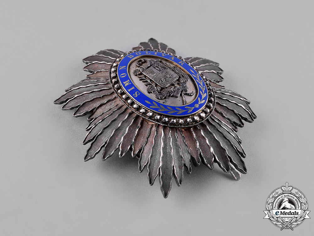venezuela,_republic._an_order_of_the_liberator,_grand_officer's_star,_by_j.m.j._van_wielik,_c.1900_c18-043525