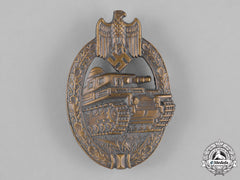 Germany, Wehrmacht. A Panzer Assault Badge, Bronze Grade, By Adolf Scholze