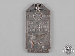 Germany, Third Reich. A 1933 National Socialist Border Provinces Meeting Badge By P. Schnenkel