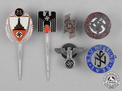 Germany, Third Reich. A Lot Of Second War Period Badges