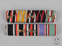 Germany, Wehrmacht. A Set Of First And Second War Period Ribbon Bars