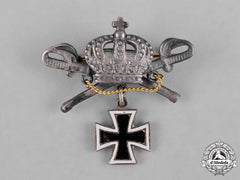 German, Empire. A Miniature Iron Cross Pendant