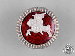 Lithuania, Republic. A Vytis Army Cap Badge, C.1935