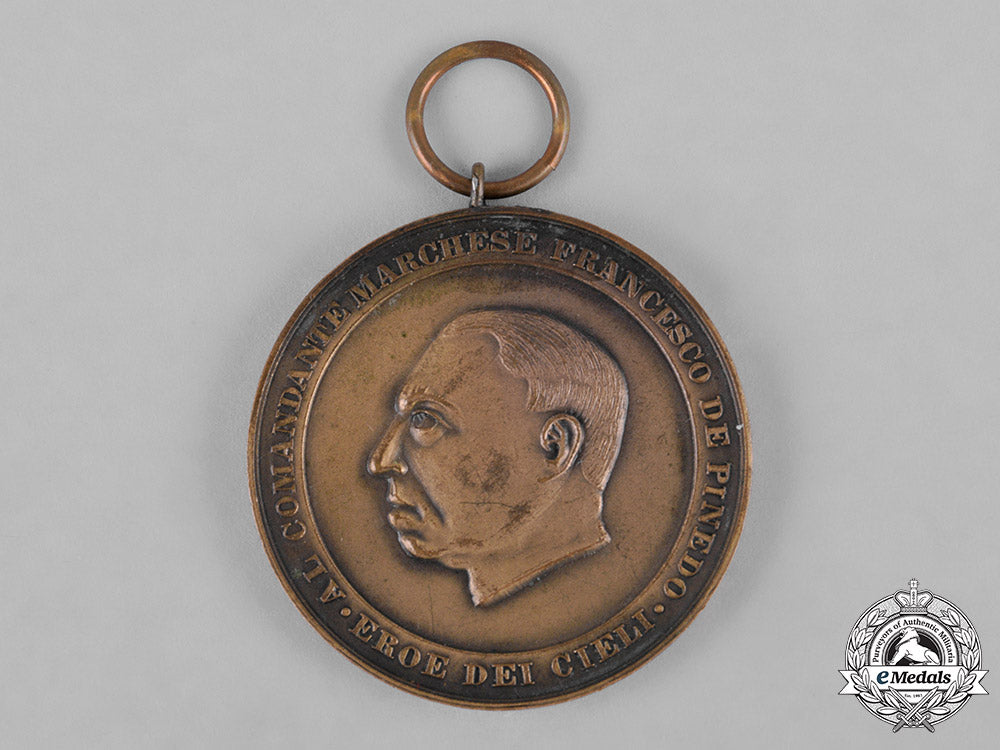 italy,_kingdom._a_medal_for_the_visit_of_italian_aviator_francesco_de_pinedo_to_philadelphia_in_may1927_c18-044295