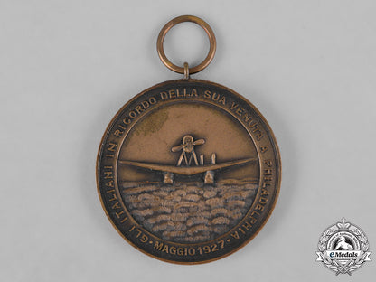 italy,_kingdom._a_medal_for_the_visit_of_italian_aviator_francesco_de_pinedo_to_philadelphia_in_may1927_c18-044296