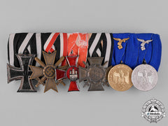 Germany, Wehrmacht. A First & Second War Period Medal Ribbon Bar By C.g. Ulrich