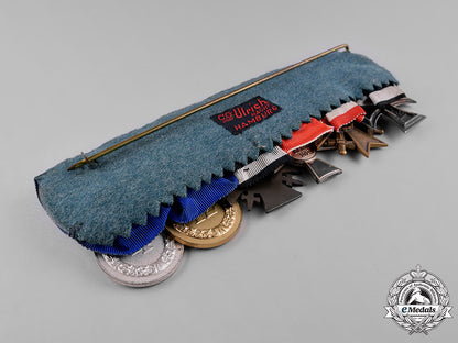 germany,_wehrmacht._a_first&_second_war_period_medal_ribbon_bar_by_c.g._ulrich_c18-044718