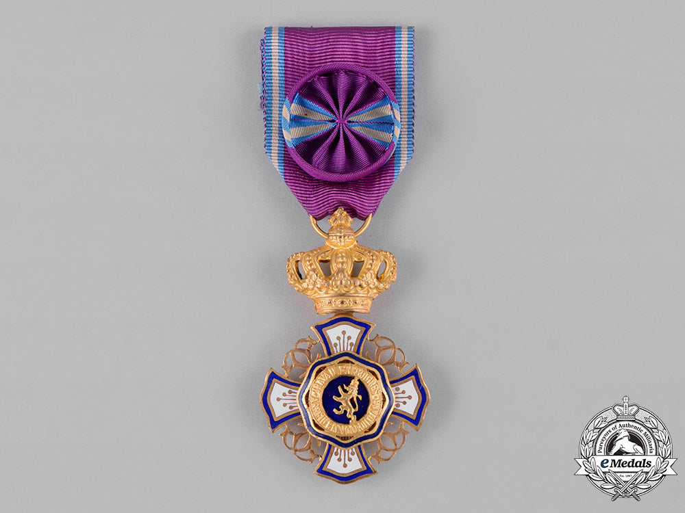 belgium,_kingdom._a_royal_order_of_the_lion,_iv_class_officer,_c.1935_c18-044882