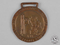 Italy, Kingdom. A Fascist University Group (Guf) Napoletano Mussolini Tripolitania Medal