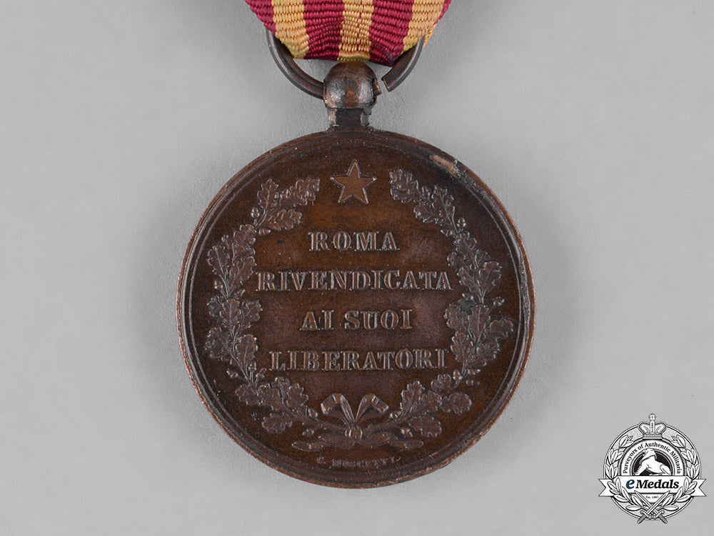 italy,_kingdom._a_medal_for_the_liberation_of_rome,_c.1870_c18-045562