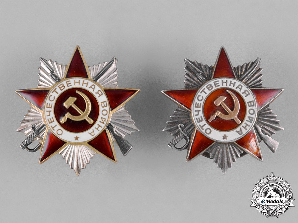 russia,_soviet_union._an_order_of_the_patriotic_war_award_group,_c.1945_c18-045641_1_1_1