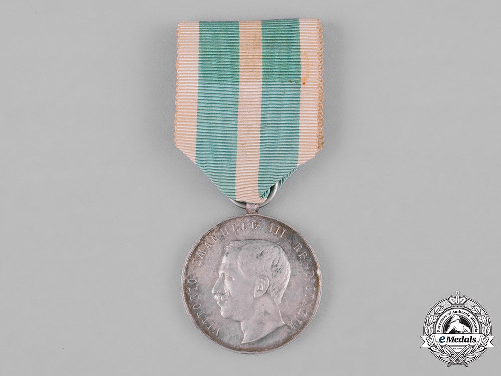 italy,_kingdom._a_merit_medal_for_the_messina_earthquake,_ii_class_silver_grade,_c.1910_c18-045679