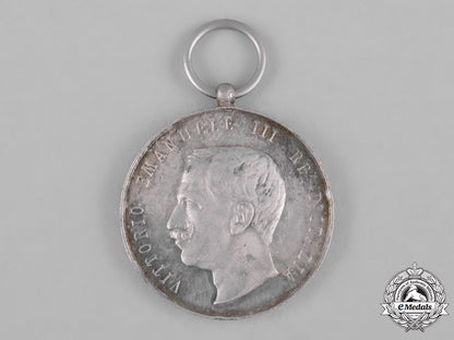 italy,_kingdom._a_merit_medal_for_the_messina_earthquake,_ii_class_silver_grade,_c.1910_c18-045680