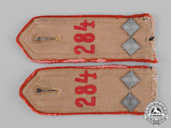 Germany, Hj. A Pair Of Hj Oberbann Shoulder Straps