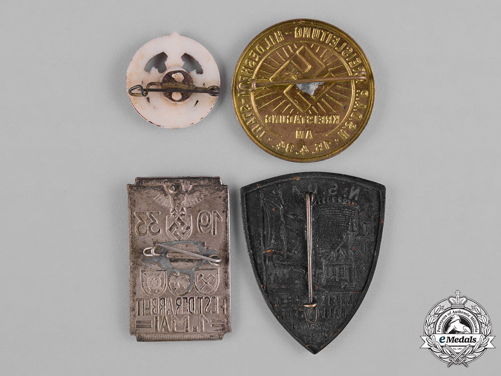 germany,_third_reich._a_group_of_third_reich_period_badges_c18-045925