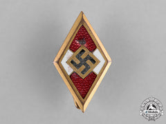 Germany, Hj. A Golden Hj Honour Badge By Deschler & Sohn
