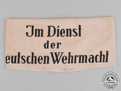Germany, Wehrmacht. Armband For A Civilian In Wehrmacht Service