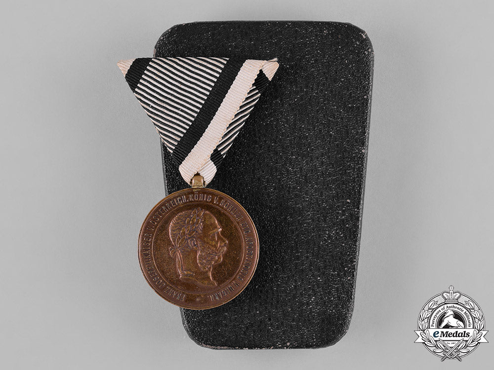 austria,_imperial._a1873_war_medal,_with_case_c18-045991
