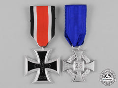 Germany, Federal Republic. A Pair Of 1957 Issue Service Medals