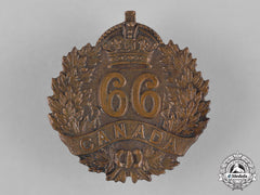 Canada. A 66Th Infantry Battalion Cap Badge, C.1915