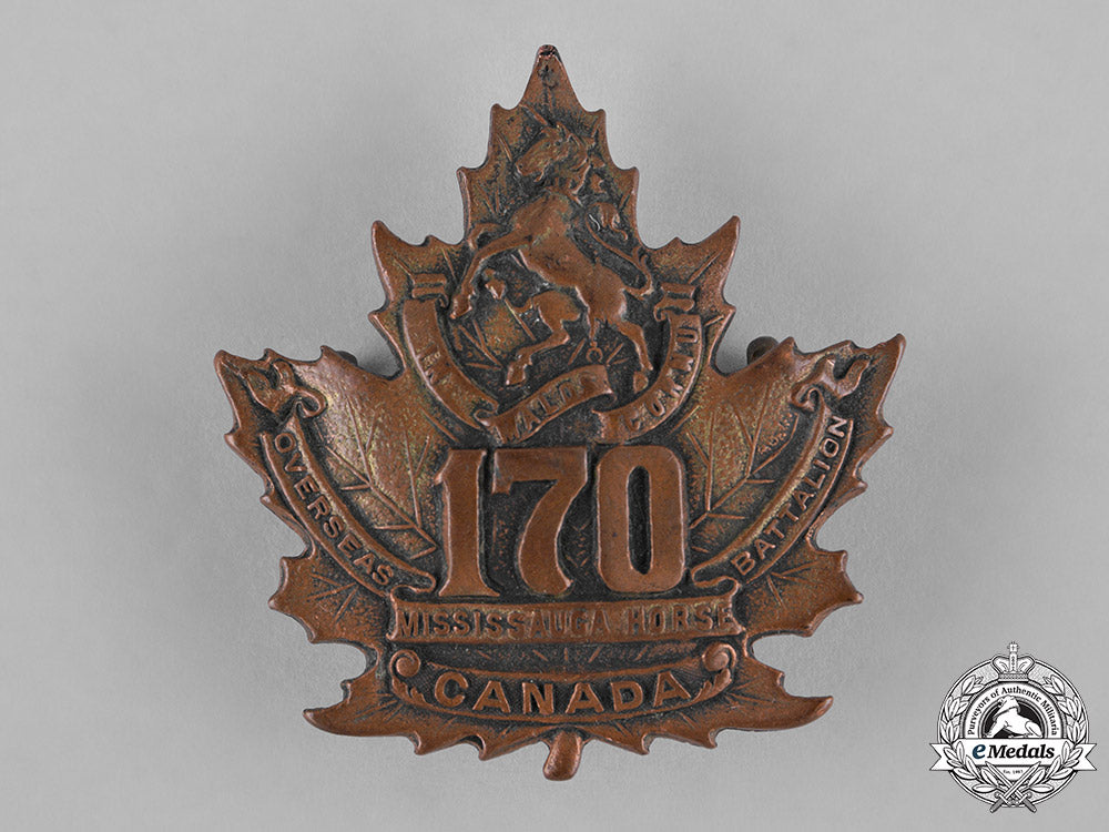 canada._a170_th_infantry_battalion"_mississauga_horse"_cap_badge,_c.1916_c18-046285