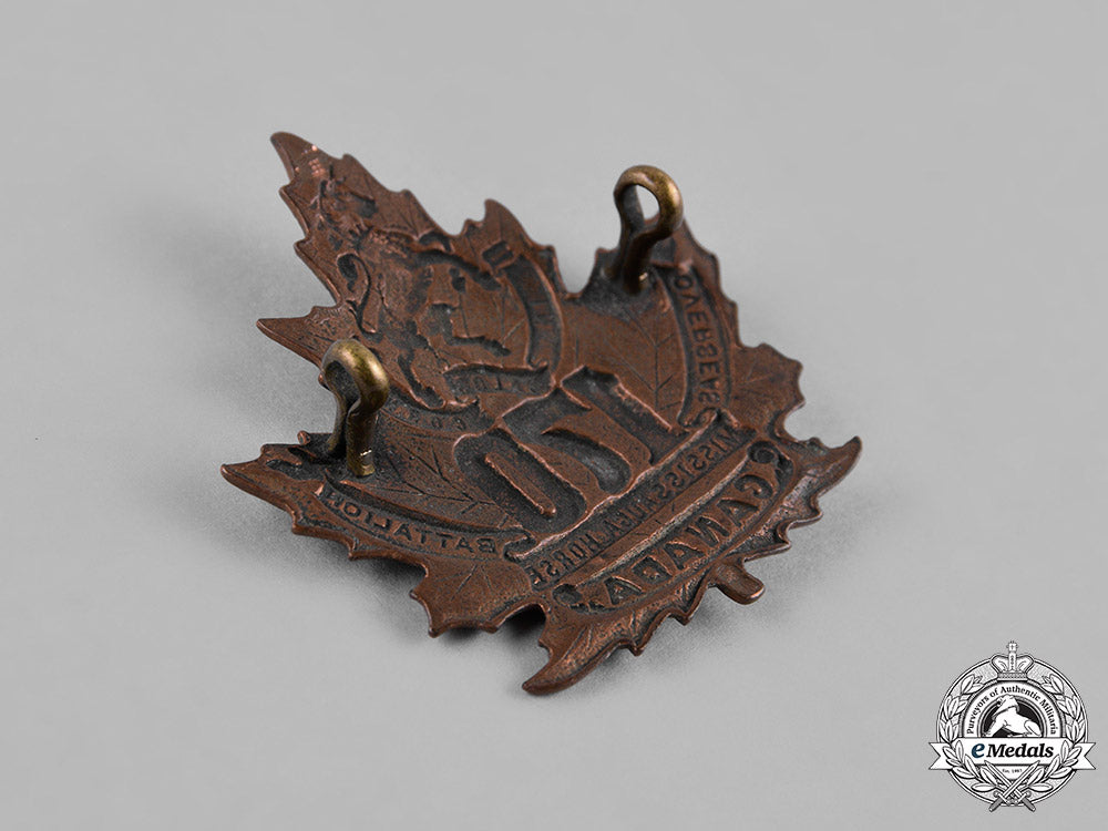 canada._a170_th_infantry_battalion"_mississauga_horse"_cap_badge,_c.1916_c18-046287