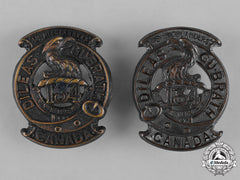 Canada. A 134Th Infantry Battalion "48Th Highlanders" Collar Tab Pair