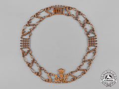 United Kingdom. A Lancastrian Livery Collar Of Esses In Gold, By J. W. Bennett, C.1890