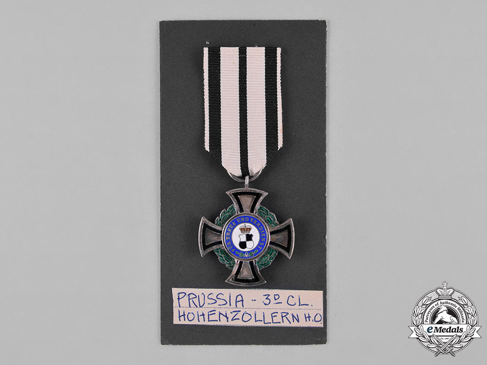 hohenzollern,_state._a_house_order_of_hohenzollern,_iii_class_honour_cross,_c.1910_c18-046369