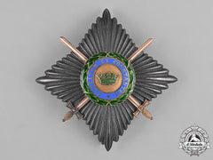 Saxe-Coburg-Gotha, Kingdom. A Saxe-Ernestine House Order, Commander’s Star With Swords, C.1915