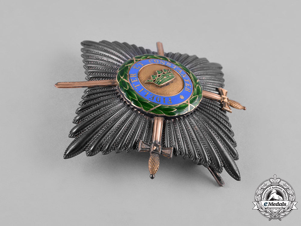 saxe-_coburg-_gotha,_kingdom._a_saxe-_ernestine_house_order,_commander’s_star_with_swords,_c.1915_c18-046475