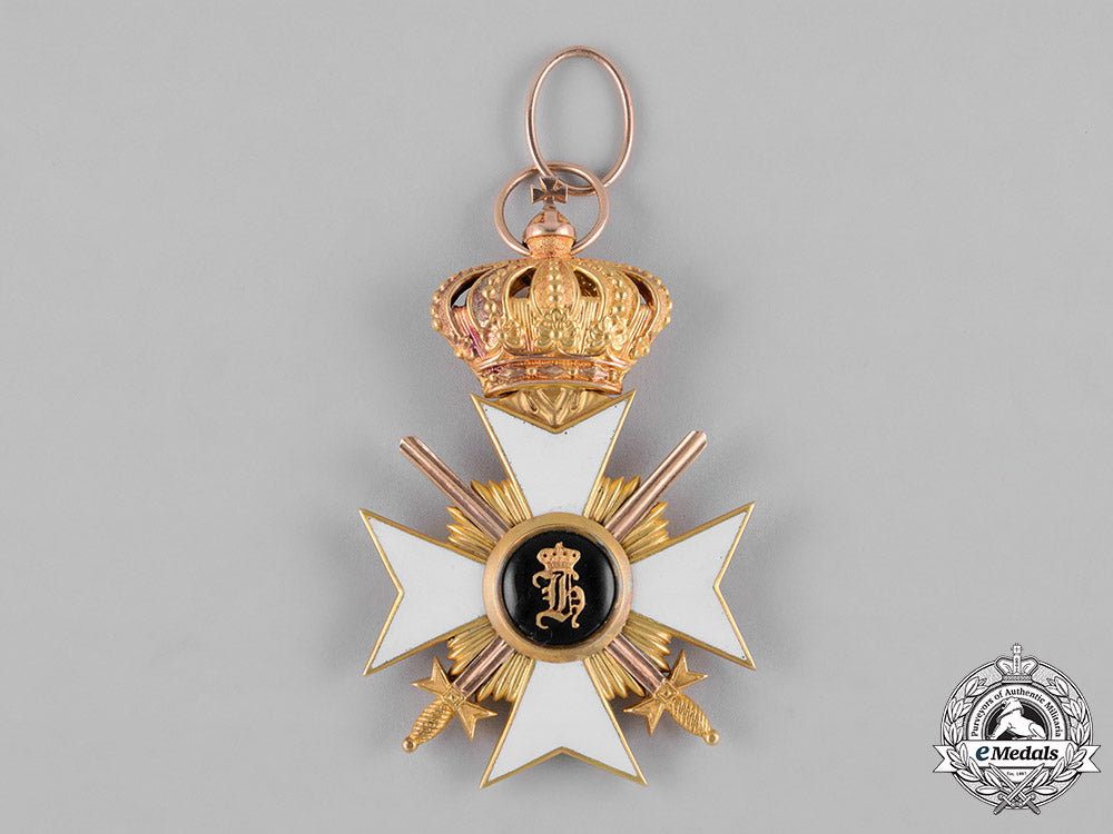 reuss,_county._an_honour_cross_in_gold,_i_class_with_crown&_swords,_c.1914_c18-046481