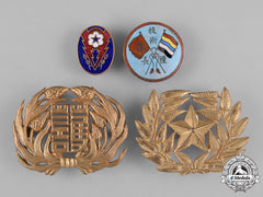 China, Republic. Four Badges, Insignia, And Pins