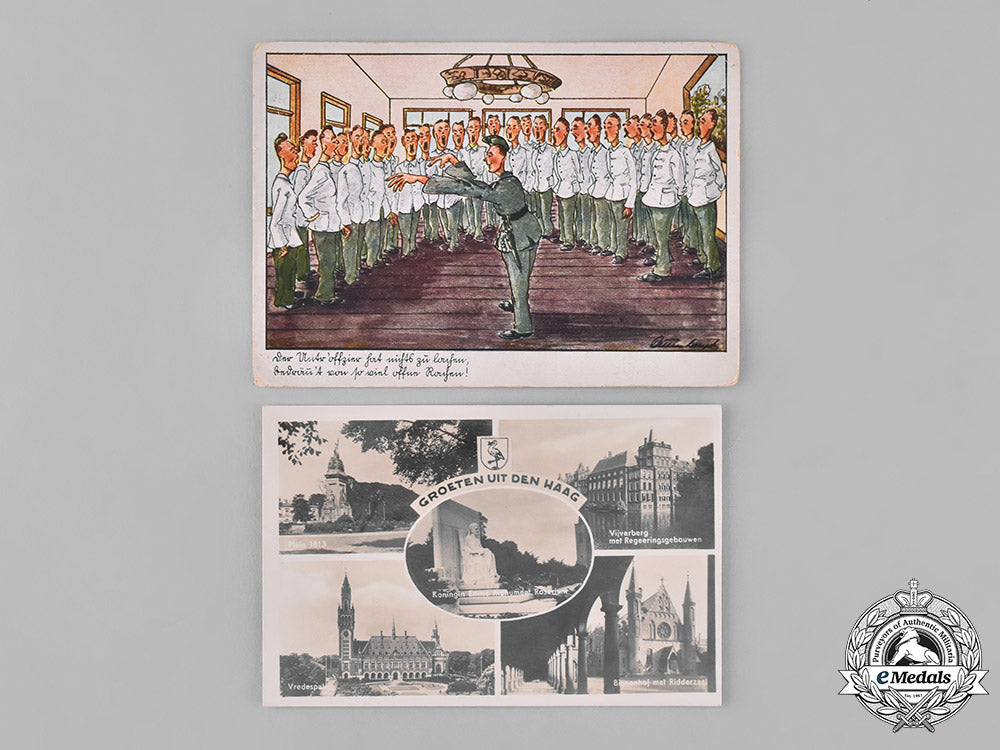 germany,_third_reich._a_lot_of_thirteen_second_war_period_postcards_c18-046683