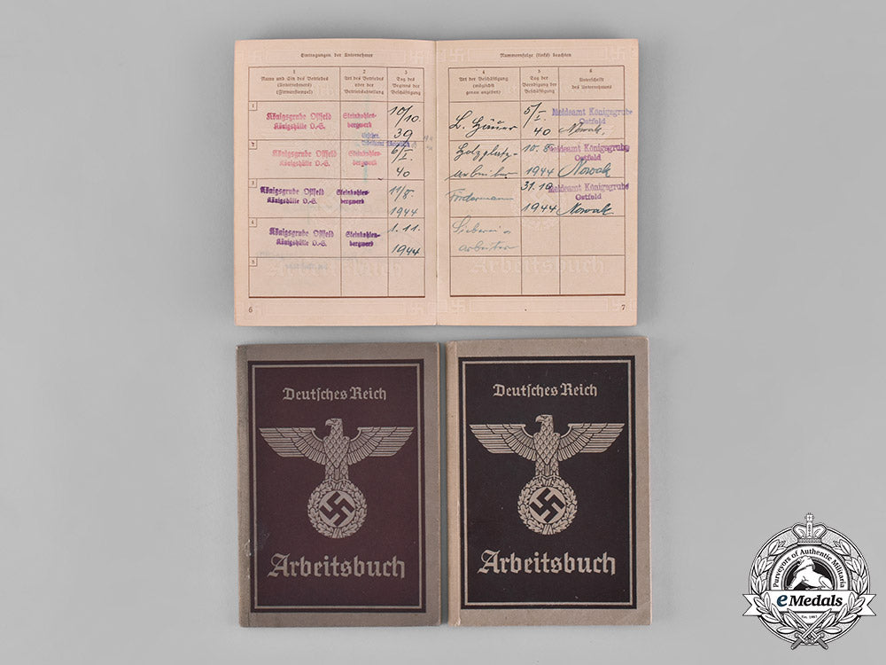 germany,_third_reich._a_lot_of_five_second_war_period_labour_books_c18-046695