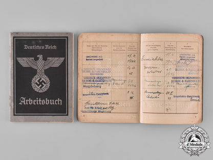 germany,_third_reich._a_lot_of_five_second_war_period_labour_books_c18-046696