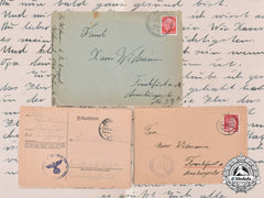 Germany, Third Reich. A Collection Of Correspondence Belonging To Widmann Family Members, C.1942