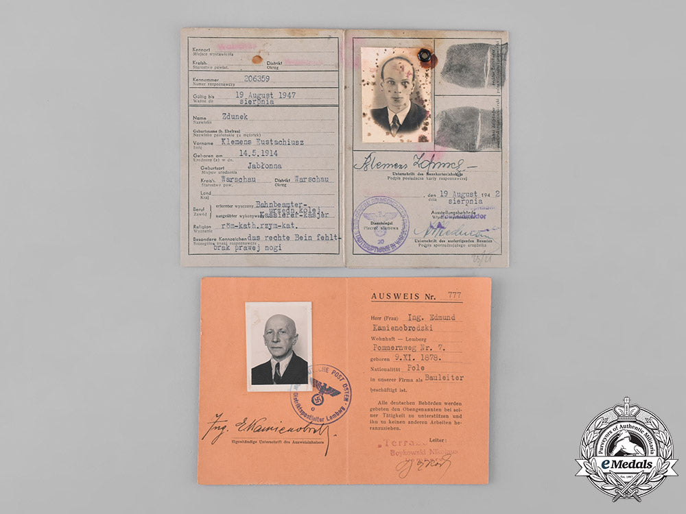 germany,_third_reich._a_group_of_third_reich_period_identification_documents_c18-046762